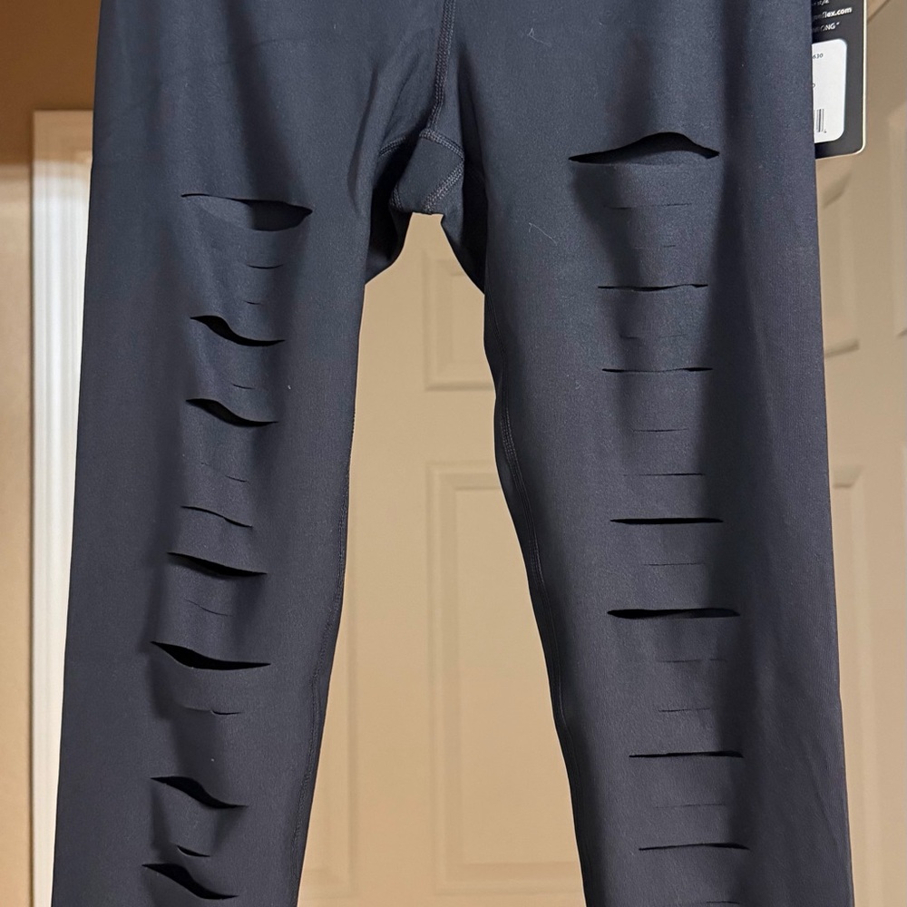 90 Degree By Reflex women’s Black Cut-Out Pants